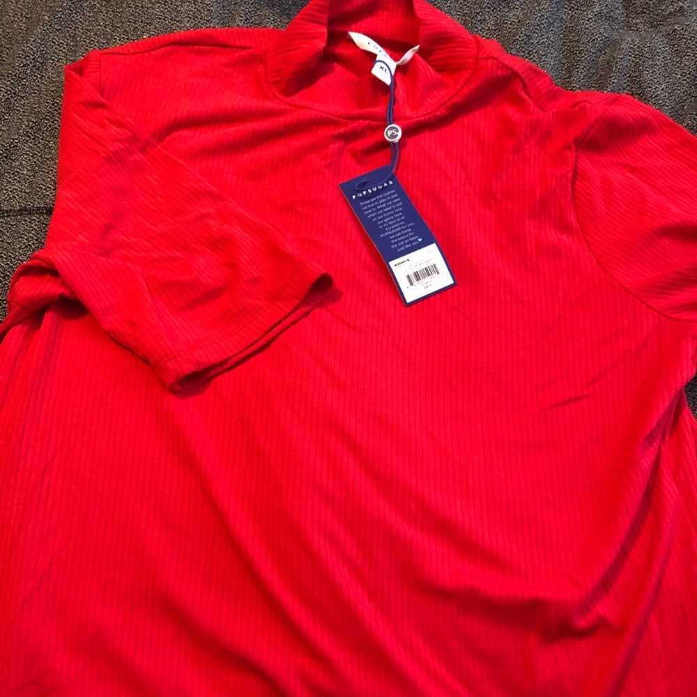 Pop sugar Short sleeve turtleneck.